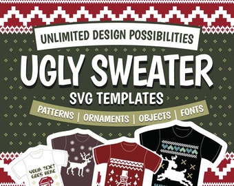 Ugly Sweater Svg Etsy
