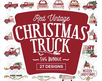 Download Red Truck Svg Etsy PSD Mockup Templates