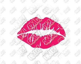 Lips svg dxf eps jpeg format layered cutting files download clipart screen print die cut decal vinyl cutter cricut silhouette