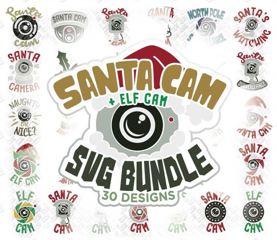 Download Santa Cam Svg Christmas Elf North Pole Surveillance Camera Svg Etsy PSD Mockup Templates