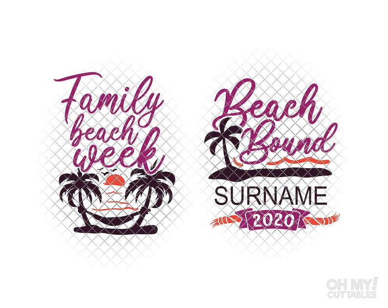 Download Family Beach Vacation SVG Beach Bound svg dxf eps jpeg png ...
