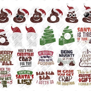 Formato divertente regalo di Natale carta igienica SVG svg dxf eps jpeg png a strati la sagoma di taglio file clipart die taglio decalcomania vinile cricut