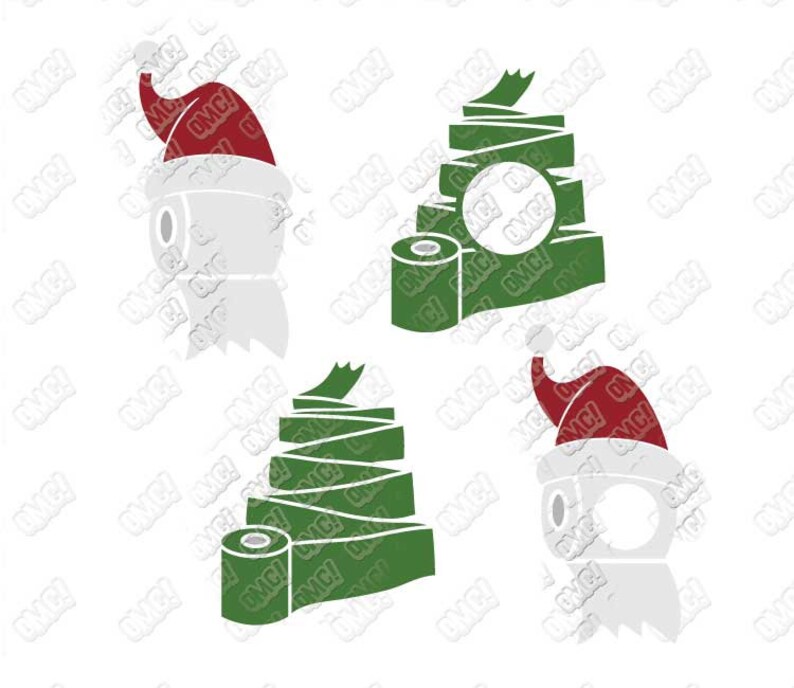 Download Christmas Toilet Paper SVG Funny Gift svg dxf eps jpeg png ...