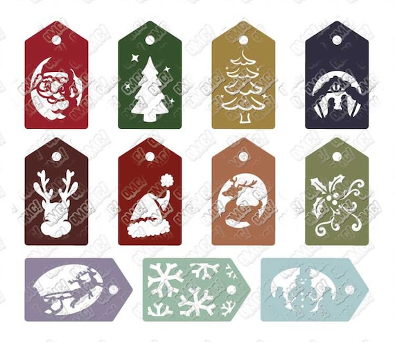 Download Free Christmas Tag Svg Diy Gift Presents Label Svg Dxf Eps Jpeg Png Etsy SVG DXF Cut File