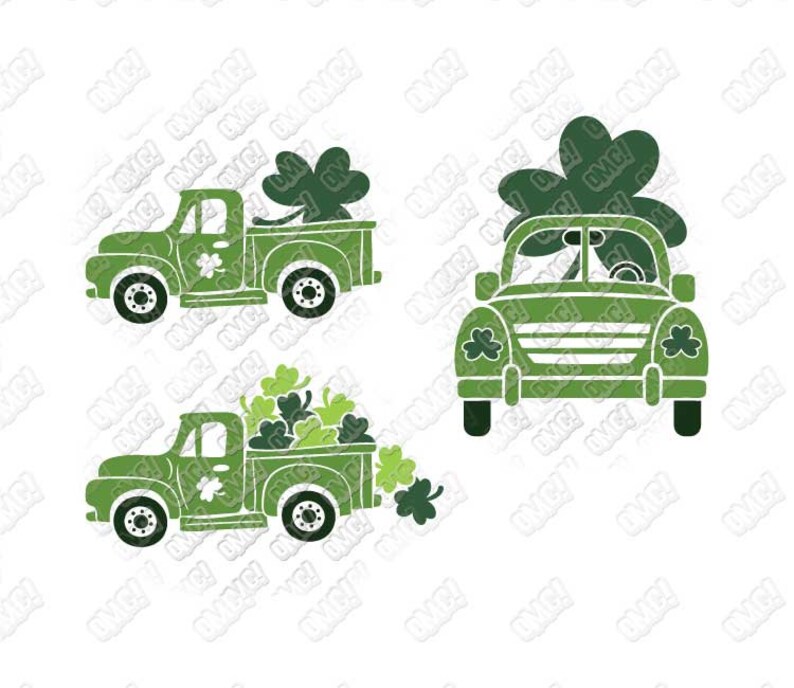 Free Free 108 Truck With Shamrocks Svg SVG PNG EPS DXF File