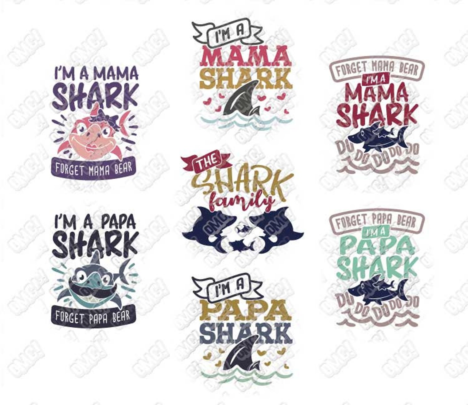 Free Free Shark Family Svg 785 SVG PNG EPS DXF File