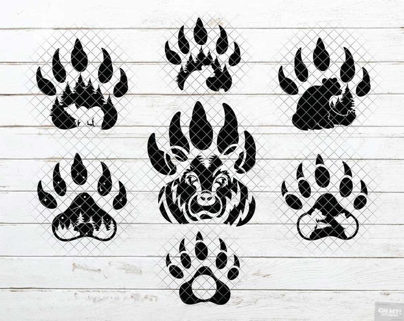 Free Free Bear Paw Svg Free Download 880 SVG PNG EPS DXF File