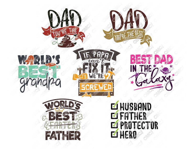 Download Fathers Day SVG Bundle svg dxf eps jpeg png format layered ...