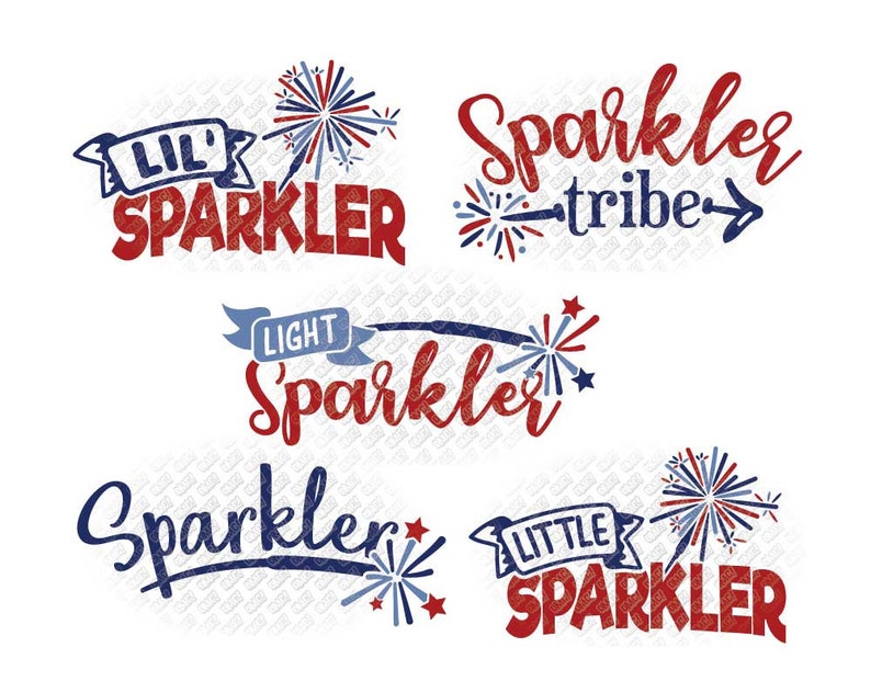 Download Sparkler SVG Bundle Monogram Quotes svg dxf eps jpeg png | Etsy