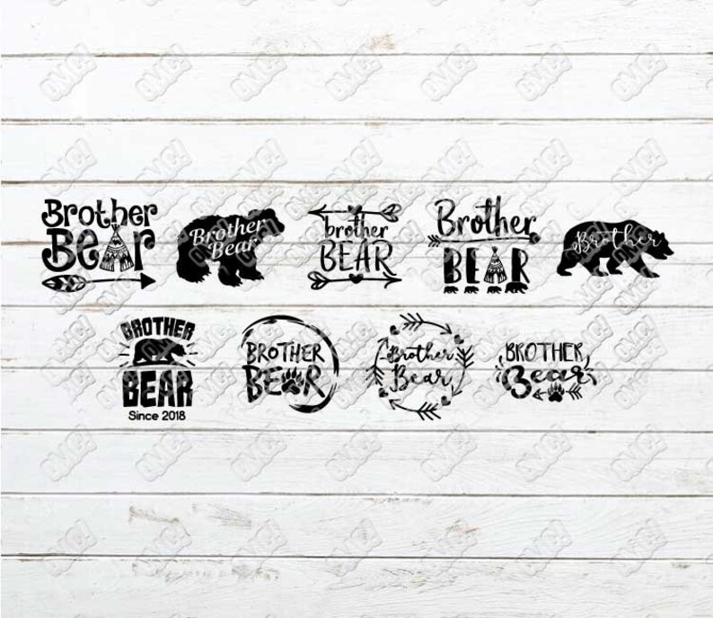Download Bear Family SVG Bundle Mama Bear Papa Bear Brother Bear ...