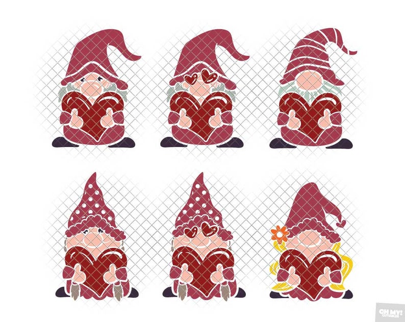 Download Valentine Gnome SVG dxf eps jpeg png format layered ...