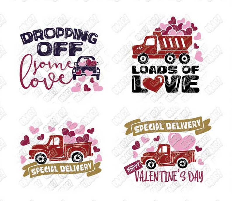Download Valentine Truck SVG Tractor Bulldozer svg dxf eps jpeg png ...