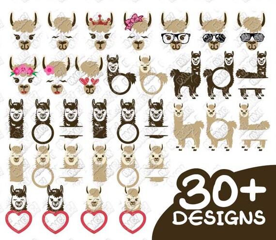 Download Llama Svg Bundle Face Eyelash Monogram Svg Dxf Eps Jpeg Png Etsy