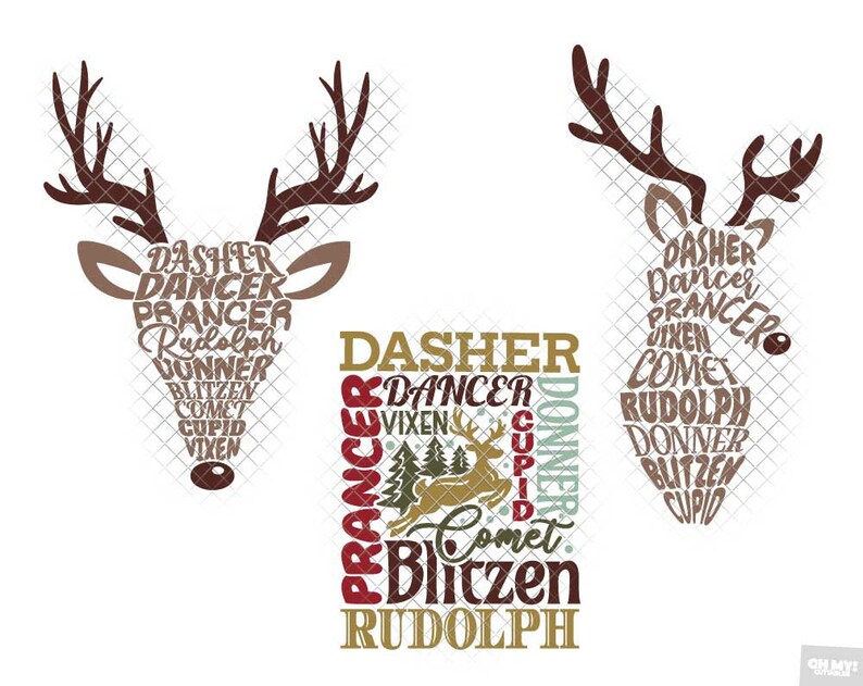 Free Free Reindeer Ornaments Svg 370 SVG PNG EPS DXF File