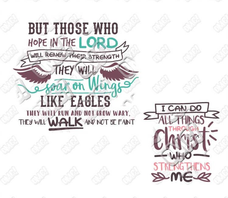 Download Bible Verse SVG Bundle Scripture Christian Quotes | Etsy