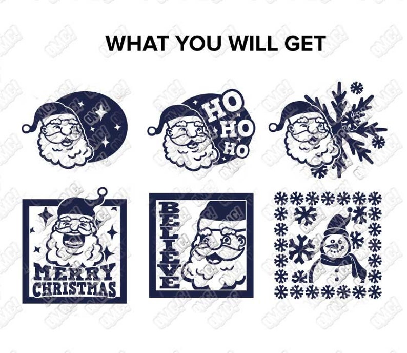 Download Christmas Scene SVG Overlay Glass Block svg dxf eps jpeg ...