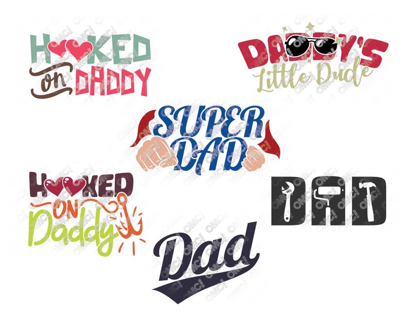 Download Fathers Day SVG Bundle svg dxf eps jpeg png format layered | Etsy