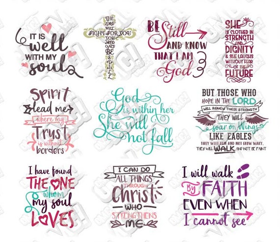 bible verse svg bundle