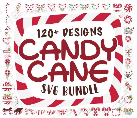 Download Free Candy Cane Svg Monogram Christmas Svg Dxf Eps Jpeg Png Format Etsy SVG DXF Cut File