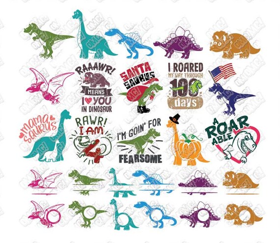 Download Dinosaur Svg Bundle Monogram Frame Svg Dxf Eps Jpeg Png Format Etsy