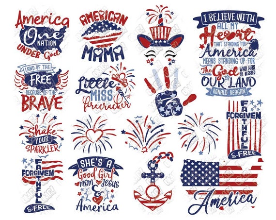 Download 4th Of July Svg Bundle Fourth Of July Monogram Svg Dxf Eps Etsy