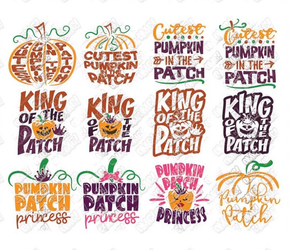 Pumpkin Patch Svg Bundle Sign Svg Dxf Eps Jpeg Png Format Etsy