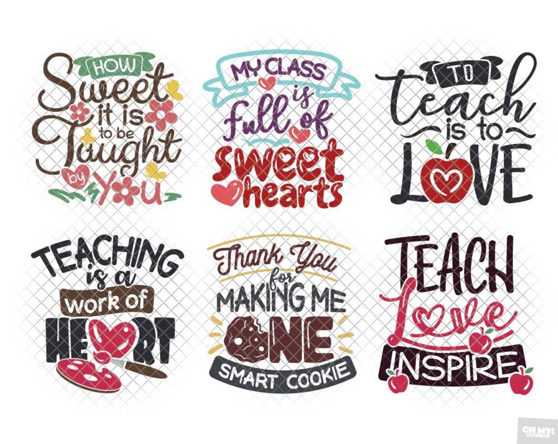 Teacher Valentine SVG Shirts Appreciation Love Svg Dxf Eps - Etsy