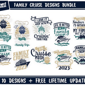 Family Cruise SVG Oh Ship Family Trip Personalized Surname svg dxf eps jpeg png clipart cricut silhouette cut files