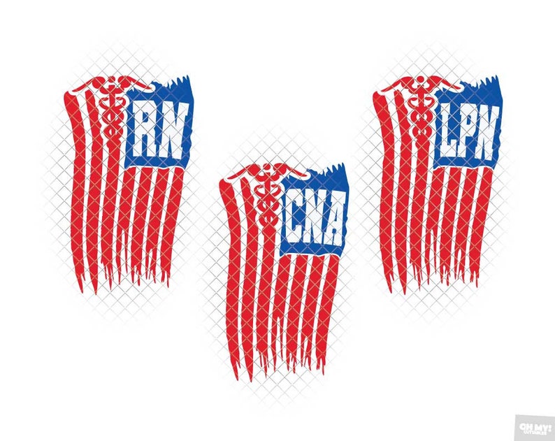 Download American Flag Nurse SVG Healthcare Worker Appreciation svg ...