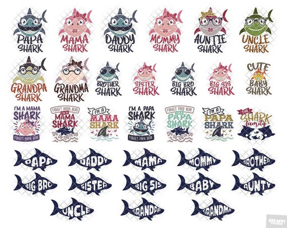 Womens Mommy Shark Gift Cute Baby Shark Design Family Set For Women T-Shirt Womens Mommy Shark Gift Cute Baby Shark Design Family Set For Women T-Shirt