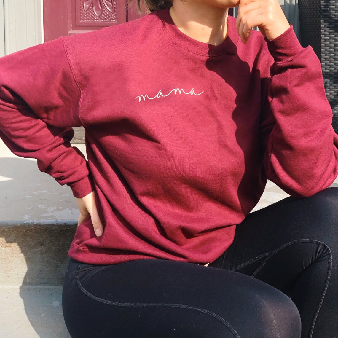 Mama Crewneck/mama Sweater/gift for Mom/mother's Day Etsy Singapore
