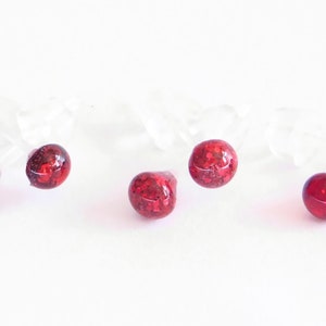 Stud Earrings Hypoallergenic Hypoallergenic Stud Earrings Earrings for Sensitive Ears Small Stud Earrings 3 Pair Shades of Red Gift for Her