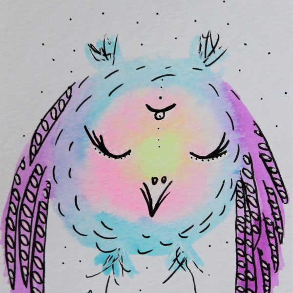 Dessin original - Weird Bird Dreamy