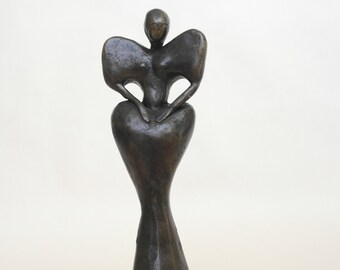 Bronze, Sculpture, Bronze Sculpture, Women's Sculpture "Celaeno", Original