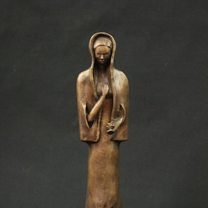 Bronze sculpture woman &quot;Elisabeth&quot; female figure female sculpture goddess statue limited edition, signed & numbered, gift Christmas