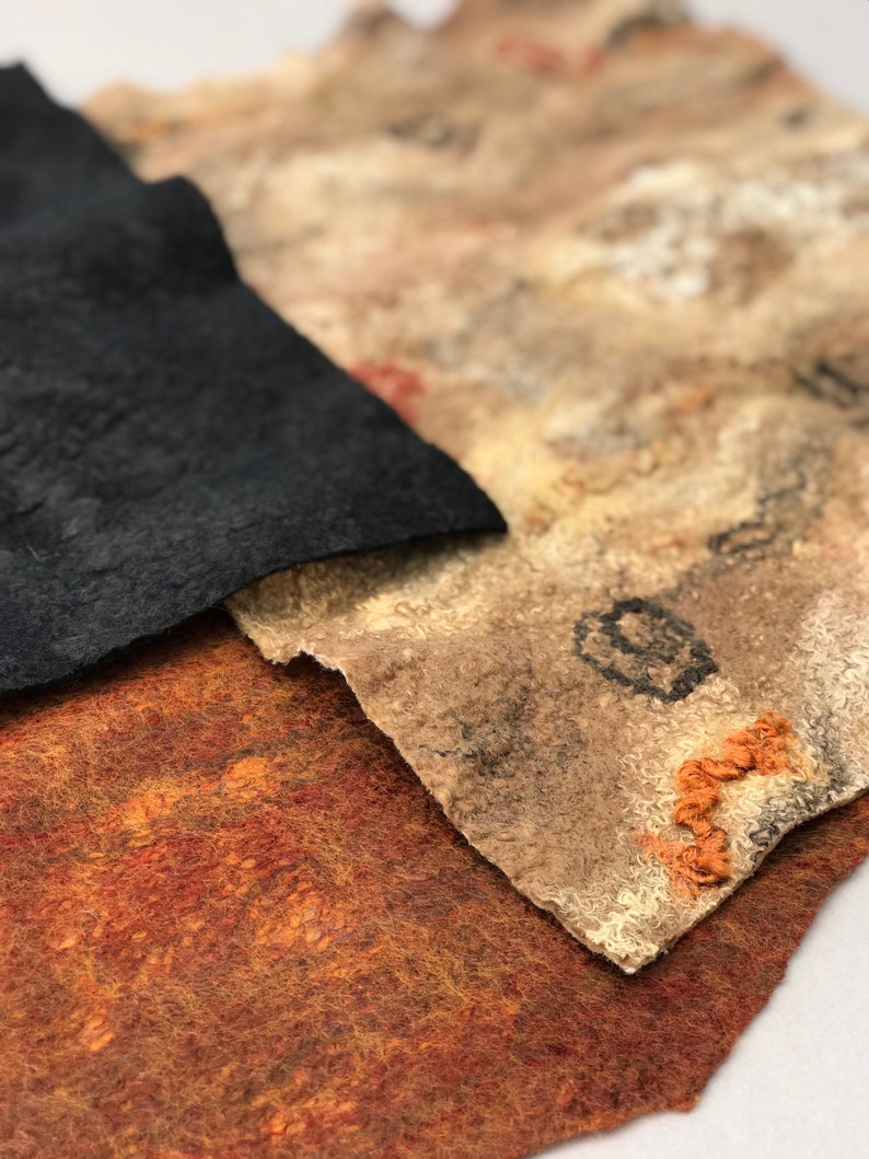 Wool felt fabric