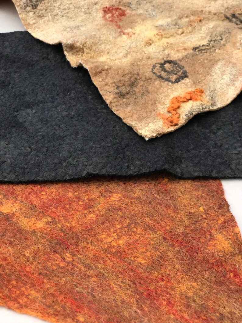 Wool felt fabric