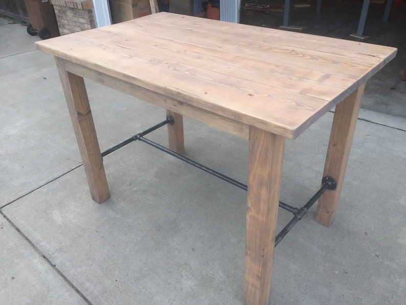 Rustic Standing Desk Bar Table Image 0
