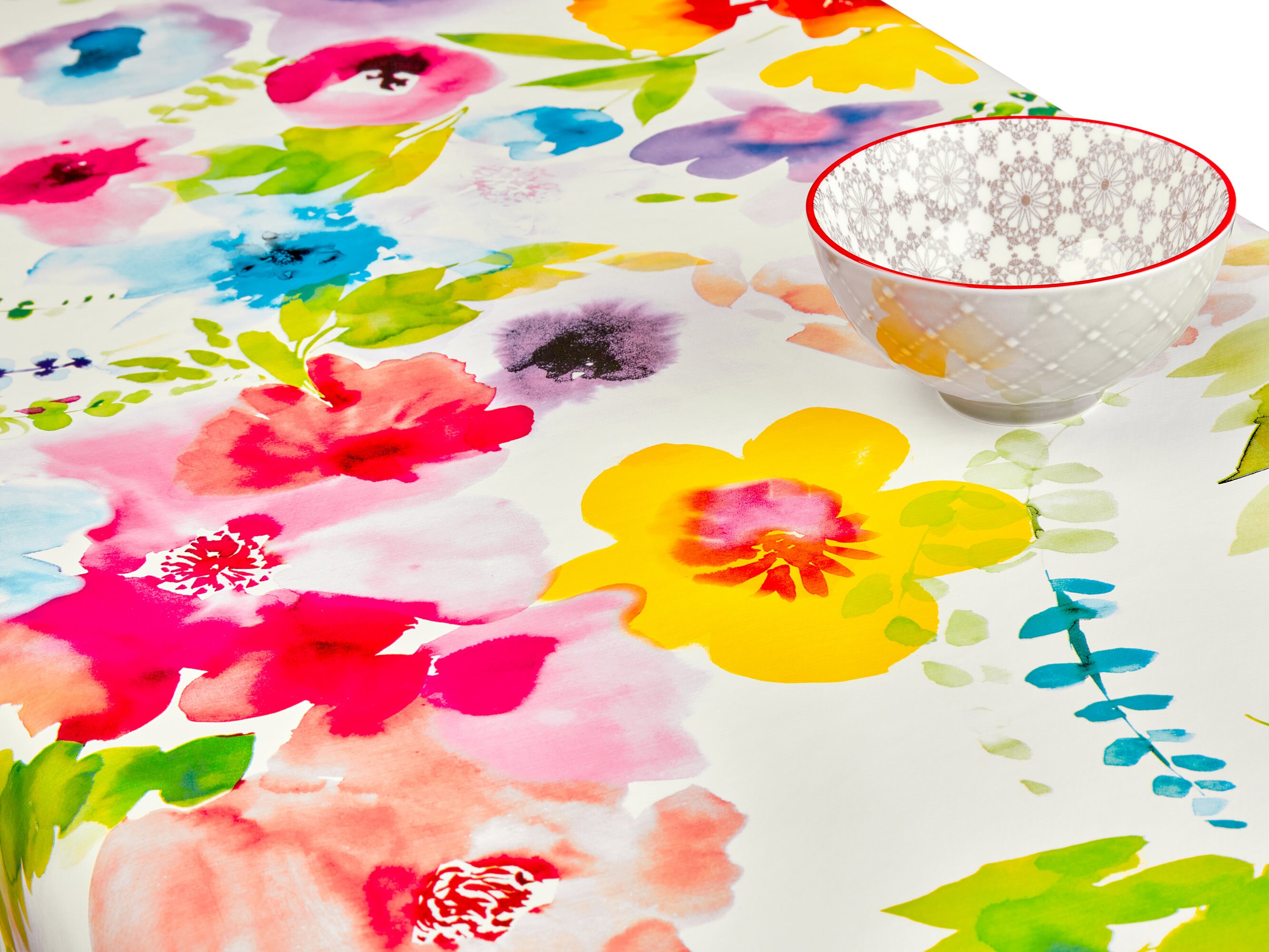 Vinyl Tablecloth PVC Tablecloth - Design 4D1/01 Belli Fiori  - Variou…