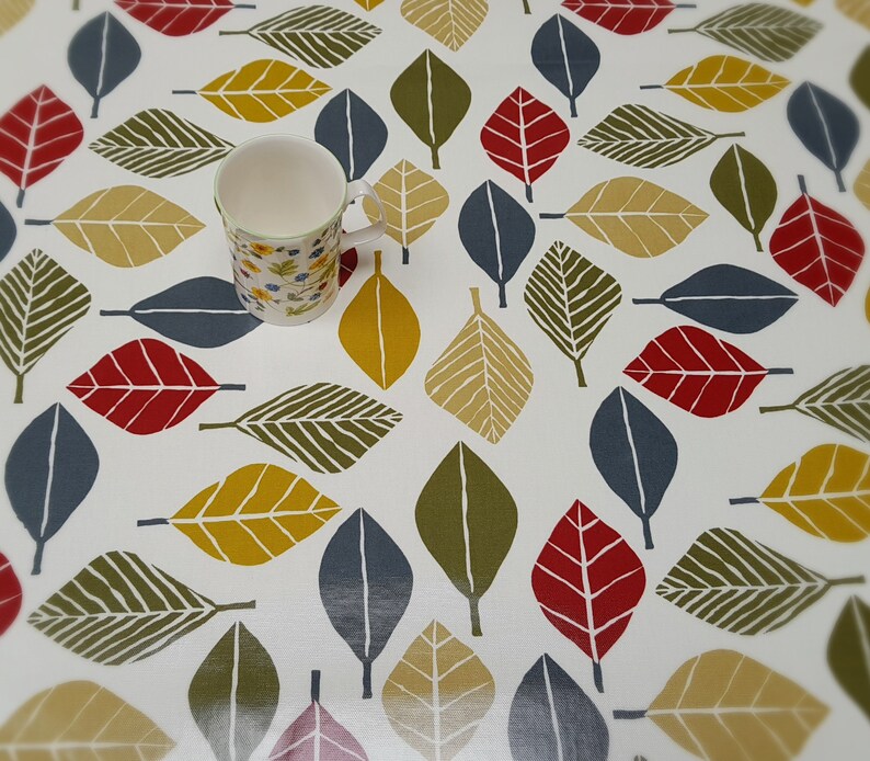 Oilcloth Tablecloth Pvc Tablecloth 1477 Fall Vintage MATT Etsy UK