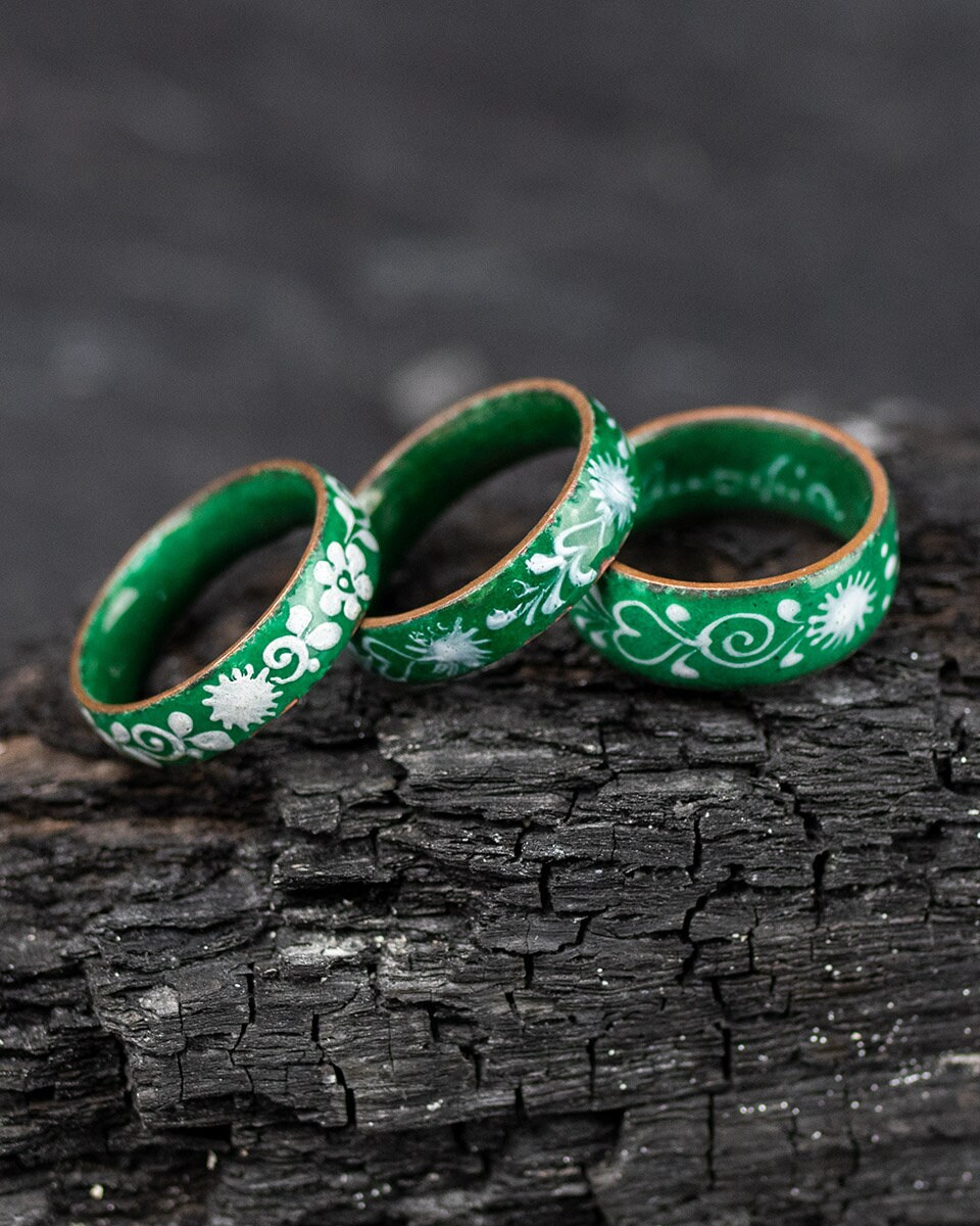 Handmade Vintage Green Ring main image 1