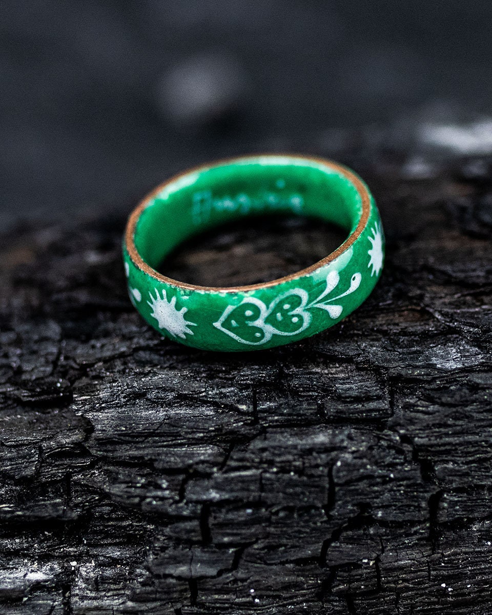 Handmade Vintage Green Ring main image 0