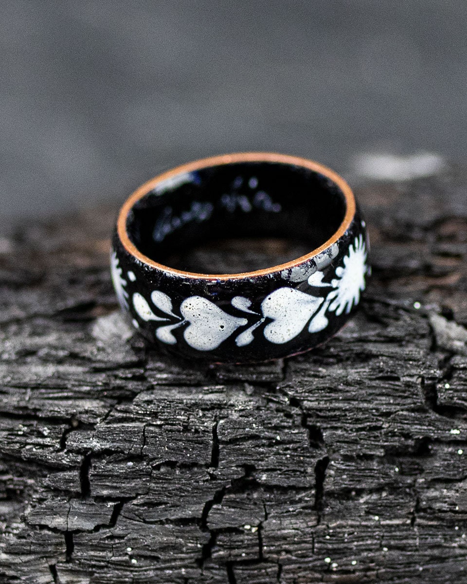 Black enamel jewelry sale