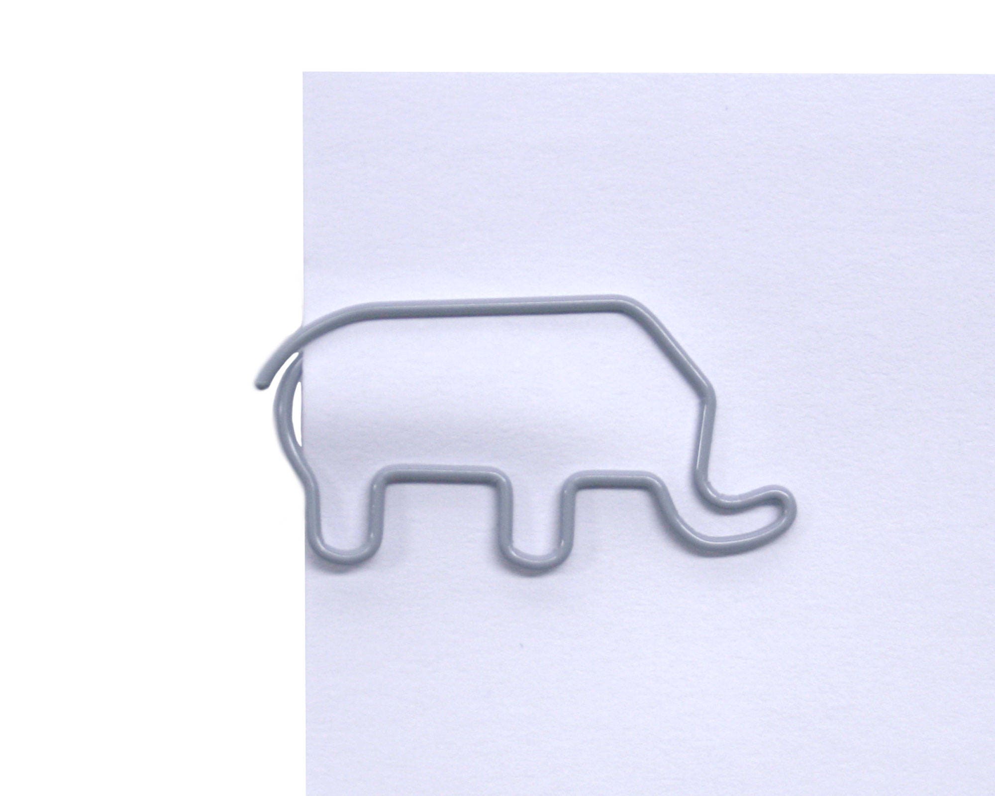 50 Count Paper Clips Elephant Lover Gifts Cute Shaped Paper Etsy