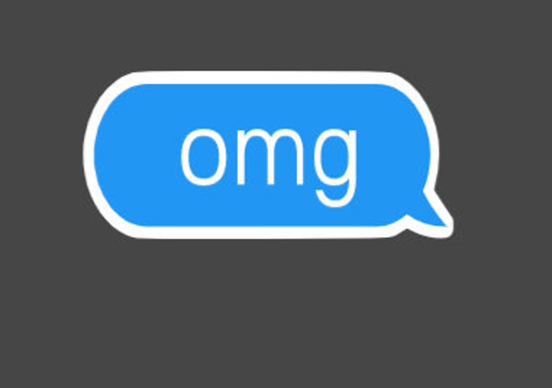 STICKER: Funny OMG Text Message Reply Sticker Water - Etsy Ireland STICKER: Funny OMG Text Message Reply Sticker Water - Etsy Ireland