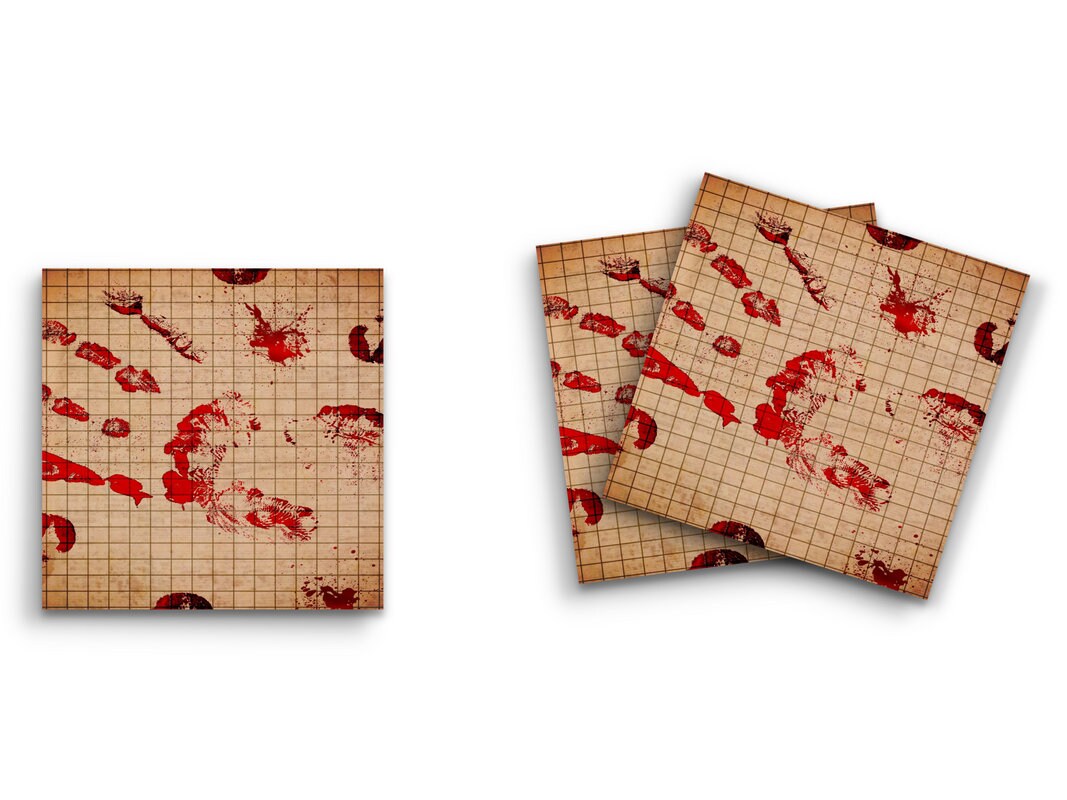 Sticky Notes Large Bloody Handprint Horror Scary, 3