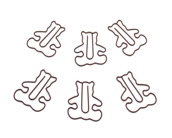 50 Clips De Papel Con Forma De Animales Bonitos, Clips De Papel Para Papeles, Escuela, Material