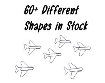 25個入りペーパークリップ、飛行機好きのパイロットへのギフト、かわいい形のペーパークリップ、デスク整理、文房具オフィス用品、ギフトバッグ付き