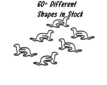Single Count Paper Clips, Ferret Lover Gifts, Cute Shaped Paper Clips, Desk Organization, Stationery Office Supplies