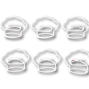 Single Count Paper Clips, White Chef Hat Cook Gifts, Cute Shaped Paper Clips, Desk Organization, Stationery Office Supplies